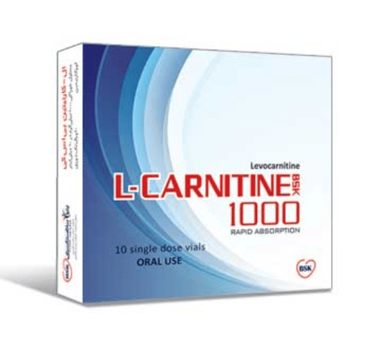 محلول خوراکی ال کارنیتین 1000 بی اس کی | 10 عددی