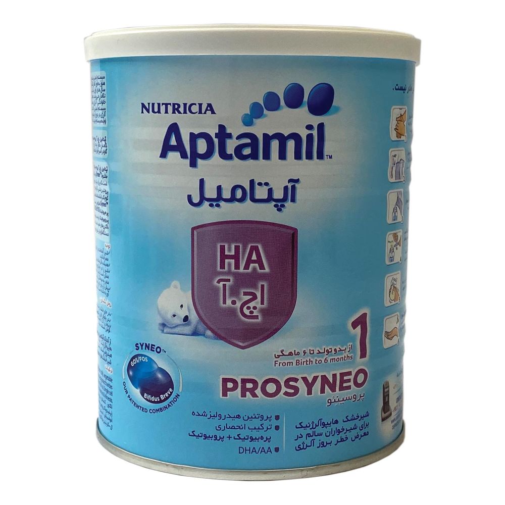 مشخصات، قیمت و خرید آنلاین شیر خشک آپتامیل اچ آ 1 نوتریشیا 400 گرم
