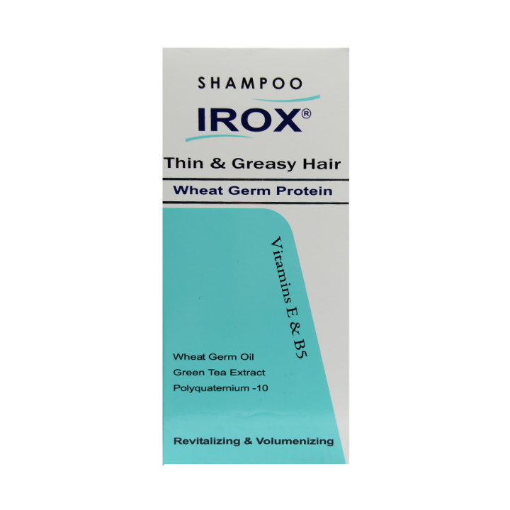 شامپو ایروکس پروتئین جوانه گندم مناسب موهای چرب و نازک | 200 گرمی