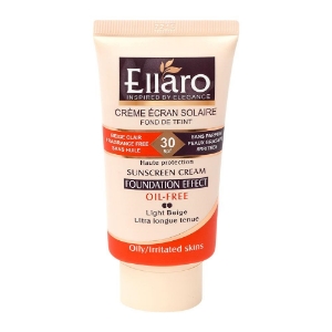 کرم ضد آفتاب SPF30 کرم پودری بژ روشن الارو | 40 میلی لیتر